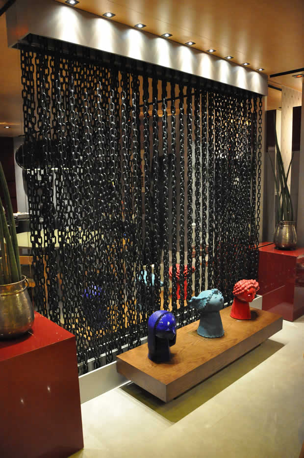 Amei essa cortina de correntes!