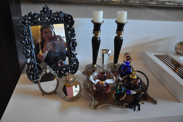 Olha quem foi visitar a mostra comigo!