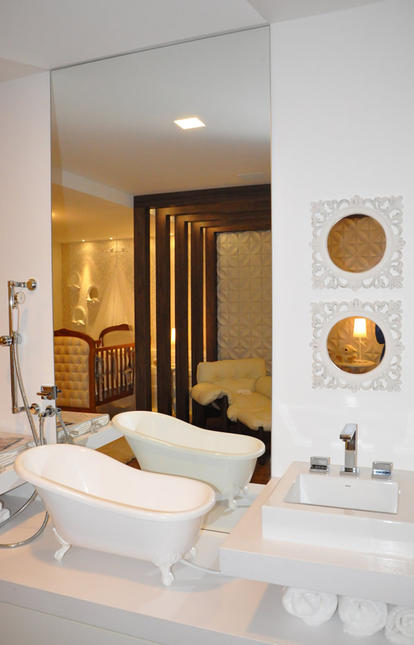 Olha que mimo essa banheirinha!