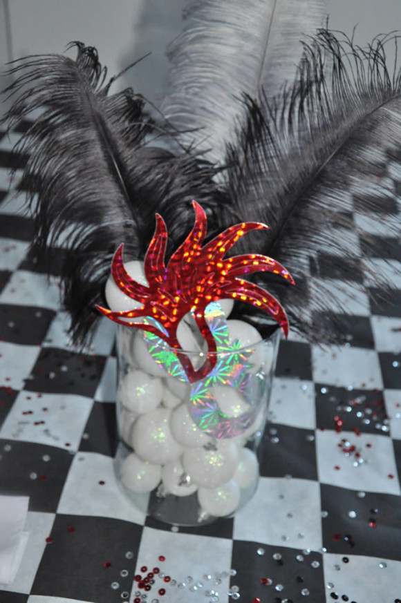 Foto com flash, pra vocês verem como as bolinhas tinham um brilho todo especial