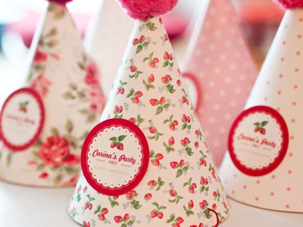 Amei esses chapeuzinhos personalizados