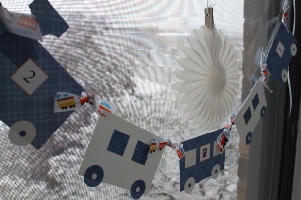 Bandeirolas de trenzinho