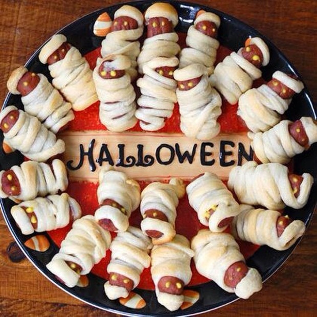 Enroladinho de salsicha diferente