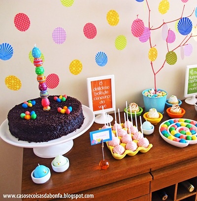 Vela de aniversário temática